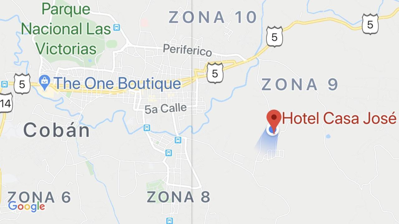 Hotel Boutique Casa Jose Coban Ngoại thất bức ảnh